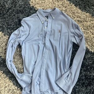 Polo by Ralph Lauren Men's Light Blue Shirt